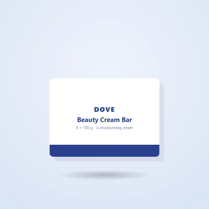 Beauty Cream Bar 4×100g